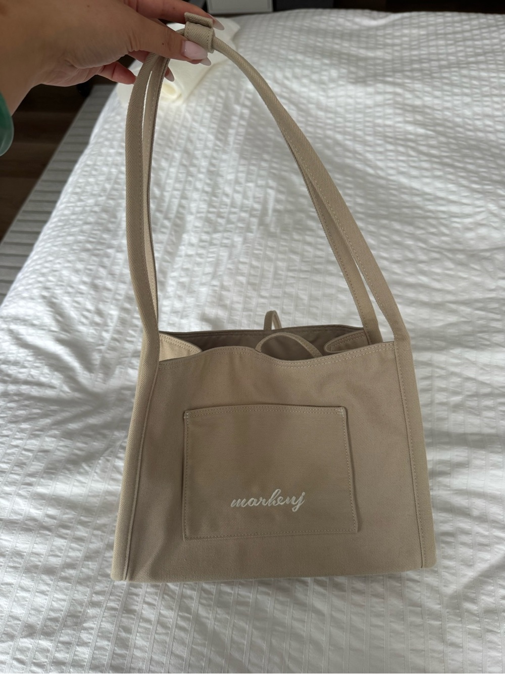 MARHEN.J Jeans Beige Bag
